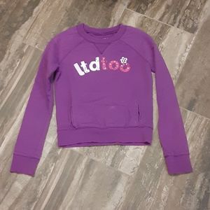 Limited too size 10 purple sweatshirt